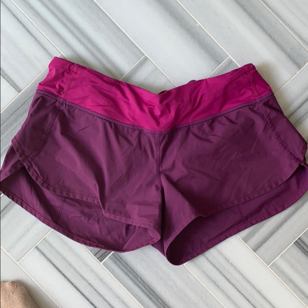 Lululemon running shorts